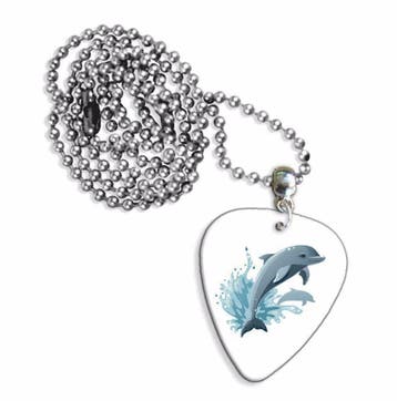 Plectrum ketting of sleutelhanger van een Dolfijn, Verzamelen, Ophalen of Verzenden, Nieuw