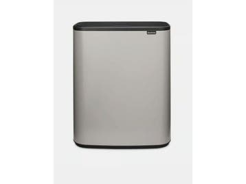 Brabantia Bo Touch Bin - Prullenbak - 2 x 30 liter - Soft, Verzenden, Zo goed als nieuw