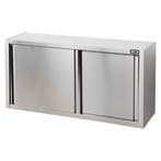 HCB Wandkast - schuifdeur - 150 cm - RVS, Verzenden, Nieuw in verpakking, Overige typen