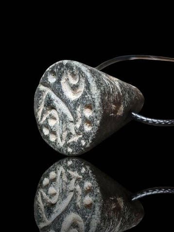 Mesopotamisch Serpentine Stone Interesting & Rare Stamp