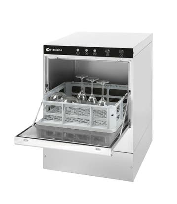 Glazen Vaatwasser 40x40 – Elektronische Bediening | Hendi |, Witgoed en Apparatuur, Ophalen of Verzenden, Nieuw