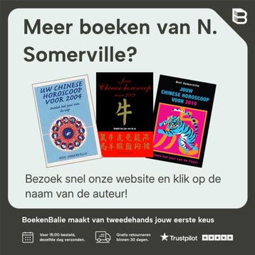 UW CHINESE HOROSCOOP VOOR 2005 - N. Somerville 9789045302461, Boeken, Verzenden, Gelezen, N. Somerville