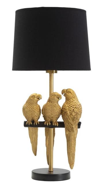 TAFELLAMP PAPEGAAIEN CM Ø 30X62,5, Ophalen of Verzenden, Nieuw