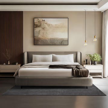 Kortpolig vloerkleed Soft Zone - 140 x 200 cm, antraciet, Huis en Inrichting, Verzenden, Nieuw