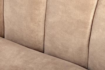 3-zitsbank BABYLON 200cm champagne beige fluweel met, Ophalen of Verzenden, Nieuw