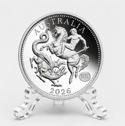 Australië. 25 Cents 2026 – Sovereign – 7.777 g Silver Proof, Postzegels en Munten, Munten | Europa | Niet-Euromunten