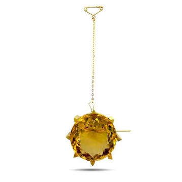 Broche - 22 karaat Geel goud, Exclusieve 22k geelgouden
