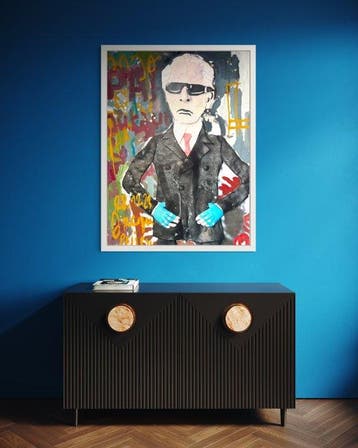 Jacques Pelissier (1967) - Karl-Technique Mixte sur Toile