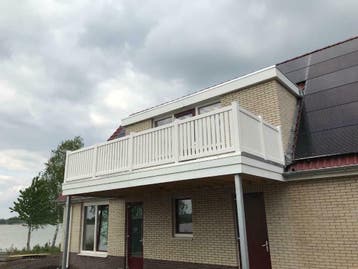 Kunststof hekwerk balkonhek balustrade dakterras omheining, Nieuw, Kunststof