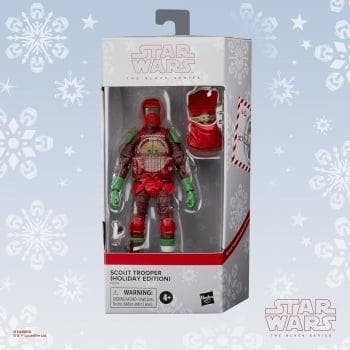 Star Wars Black Series Scout Trooper (Holiday Edition), Verzenden, Zo goed als nieuw