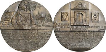Weißmetallgussmedaille 2002 Guettler, Peter-goetz 1939-2024, Verzenden