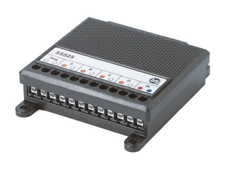 LGB 55525 MZS-Weichendecoder 4-Kanal (Wissel-decoders), Hobby en Vrije tijd, Modeltreinen | Overige schalen, Overige typen, Nieuw