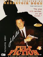 Pulp Fiction - John Travolta - 28x35 cm Photo Signed in, Nieuw