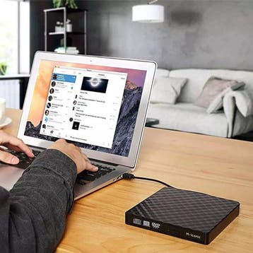 M-Iconic Externe CD/DVD Speler en Brander - Optische drive, Ophalen of Verzenden, Zo goed als nieuw
