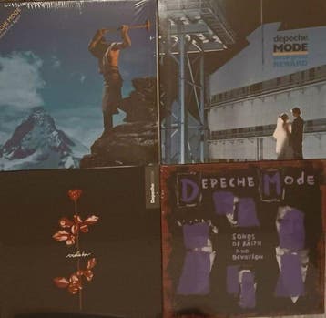 Depeche Mode - 4 x sealed albums - Diverse titels - LP, Nieuw in verpakking
