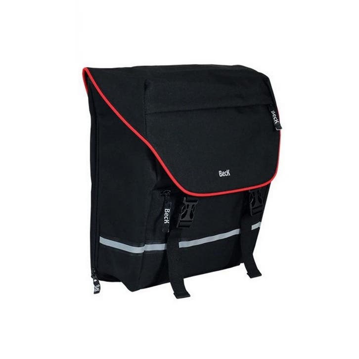 Beck Enkele Sportieve Fietstas SPRTV Shopper Zwart/Rood, Fietsen en Brommers, Fietsaccessoires | Fietstassen, Nieuw, Verzenden