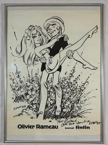 Dany - Affiche - Olivier Rameau + dédicace manuscrite, Nieuw