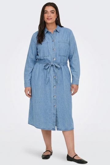ONLY blousejurk Mary denim Maat:, Kleding | Dames, Verzenden, Nieuw, Overige kleuren