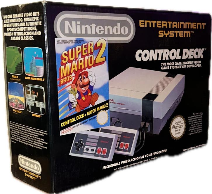 Nintendo NES Console inclusief Super Mario Bros 2, Spelcomputers en Games, Spelcomputers | Nintendo NES, Verzenden