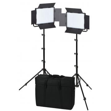 Nanlite 900-CSA dual kit (w/ case & light stand), Ophalen of Verzenden, Nieuw, Overige typen