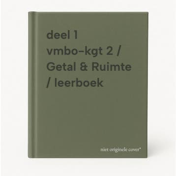 deel 1 vmbo-kgt 2 / Getal & Ruimte / leerboek 9789001078904, Boeken, Verzenden, Zo goed als nieuw