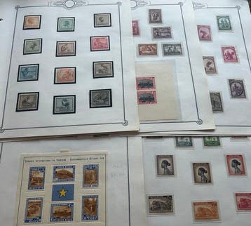 Belgisch-Congo 1923/1960 - Uitgebreide verzameling op, Postzegels en Munten, Gestempeld