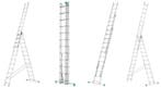 Trapladder Aluminium 9.30m | 150kg | Laatste Stuks!, Doe-het-zelf en Verbouw, Ladders en Trappen, Nieuw, Ophalen of Verzenden