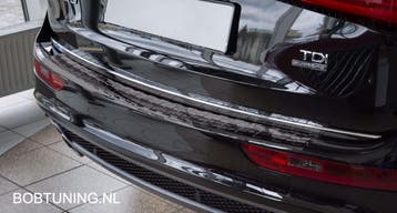 Zwart rvs bumperbescherming Audi Q5 2008-2016, Ophalen of Verzenden, Nieuw