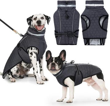 Warme Hondenjas Grijs - Fleece | Laatste Stuk!, Dieren en Toebehoren, Ophalen of Verzenden, Zo goed als nieuw, Hondenjas