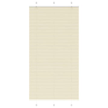vidaXL Plissé rolgordijn 105x200cm stofbreedte 104,4cm, Verzenden, Nieuw, Crème