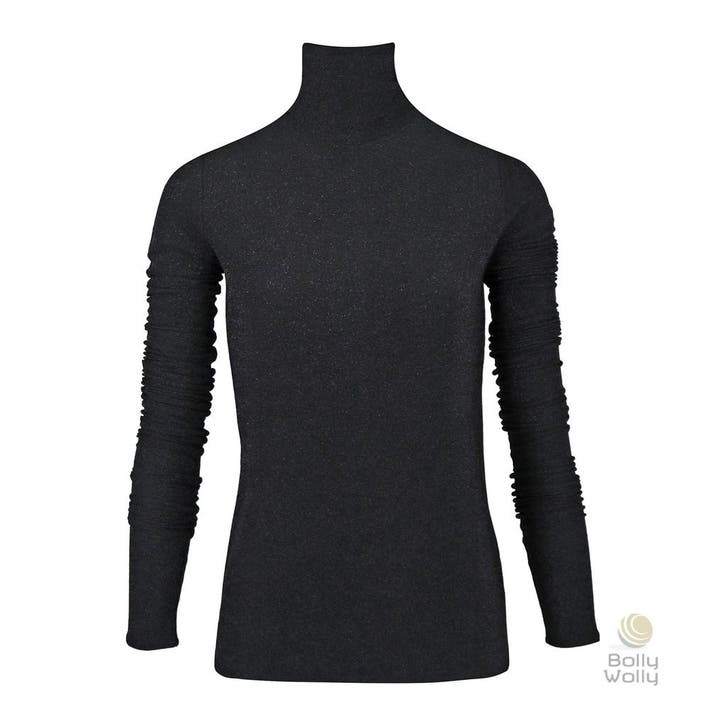 Ibana • zwarte col top Victoria • 34, Kleding | Dames, Tops, Zwart, Nieuw, Maat 34 (XS) of kleiner, Verzenden