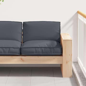 vidaXL Kussen Antraciet 80 x 80 x 12 cm Oxford Stof, Huis en Inrichting, Woonaccessoires | Kussens, Verzenden, Nieuw