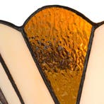 Tiffany wandlamp – Waaier-vormige stijl – B 25 × H 14 cm, Huis en Inrichting, Verzenden, Nieuw