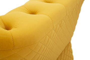 FAUTEUIL EMY MOSTERD MET KUSSEN CM 104X83X76, Huis en Inrichting, Ophalen of Verzenden, Nieuw