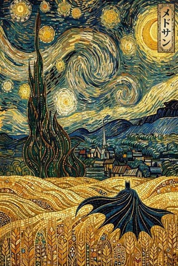 MEDSAN - Starry Klimt Batman () - UNIQUE WORK