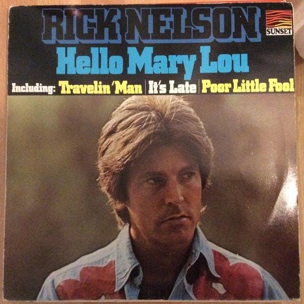 Lp - Ricky Nelson - Hello Mary Lou, Cd's en Dvd's, Vinyl | Rock, Verzenden