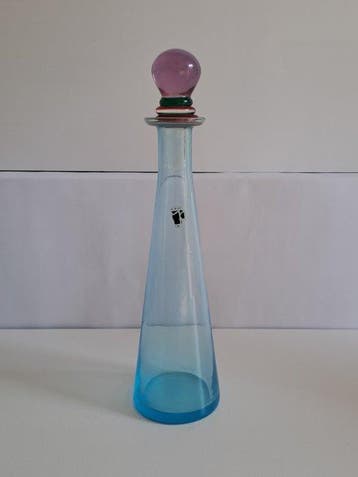 Carlo Moretti - Fles - Murano-glas, Antiek en Kunst