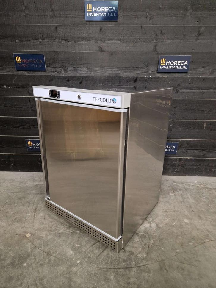 Vrieskast | opslagvriezer | Tefcold | RVS | 200 liter |, Zakelijke goederen, Horeca | Keukenapparatuur, Nieuw in verpakking, Koelen en Vriezen