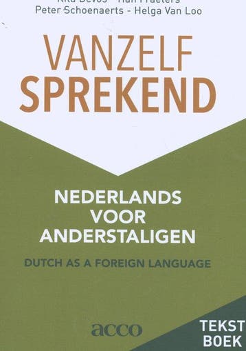 9789463446969 Vanzelfsprekend. Nederlands voor anderstaligen, Verzenden, Zo goed als nieuw, Rita Devos