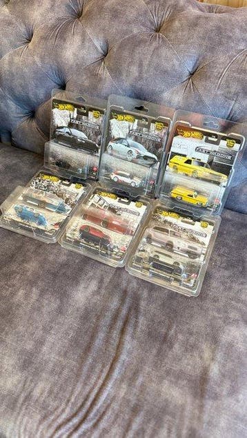 Hot Wheels 1:64 - Modelauto (6) - Lot of 6 – Car Culture, Nieuw
