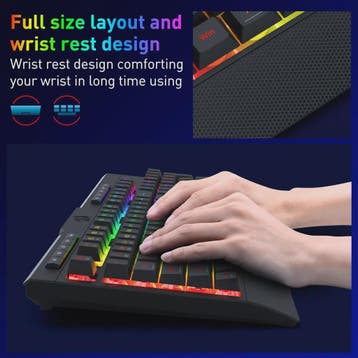 Redragon K525 PRO RGB Gaming Toetsenbord - Draadloos, Mechan, Verzenden, Nieuw