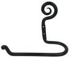 Toiletrolhouder 170 mm ijzer zwart, Verzenden, Nieuw
