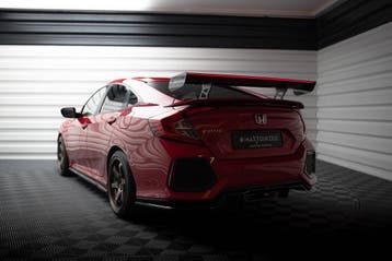 Maxton Carbon Spoiler met LED Honda Civic SI Mk10, Verzenden