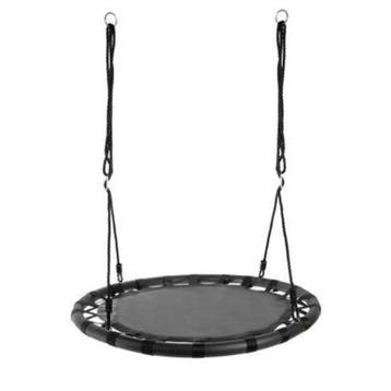 Ruhhy Hangschommel Nest 100 cm - Zwart - Veilig en Duur..., Kinderen en Baby's, Ophalen of Verzenden, Nieuw