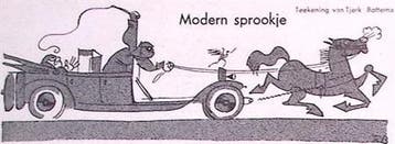 Spotprent over de K.N.A.C. (lijst optie, Lithos), Verzenden