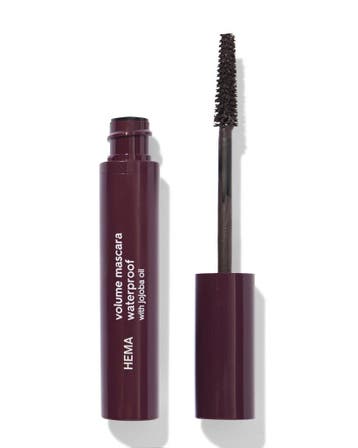 HEMA Volume mascara waterproof bruin, Verzenden, Nieuw, Bruin