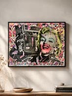 PaperBoy - Marilyn Monroe x Boombox (Original Mixed Media)