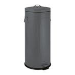 Pedaalemmer retro look - grijs - 30 liter, Verzenden, Nieuw