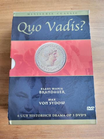 DVD - Quo Vadis - Deel 1 t/m 3, Vanaf 12 jaar, Verzenden, Gebruikt, Historisch of Kostuumdrama
