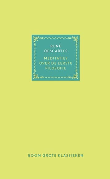 Meditaties Over De Eerste Filosofie | René Descartes | Nieuw, Ophalen of Verzenden, Nieuw, René Descartes